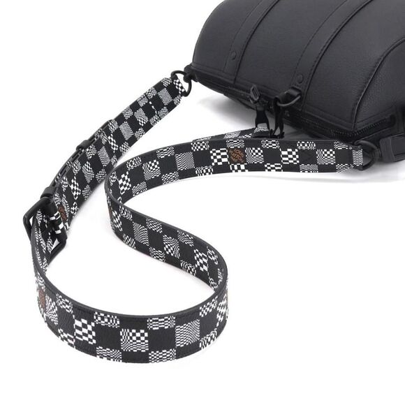 Louis Vuitton Damier Distorted City Keepall Metal Fittings Black Shoulder Bag - Picture 5 of 9